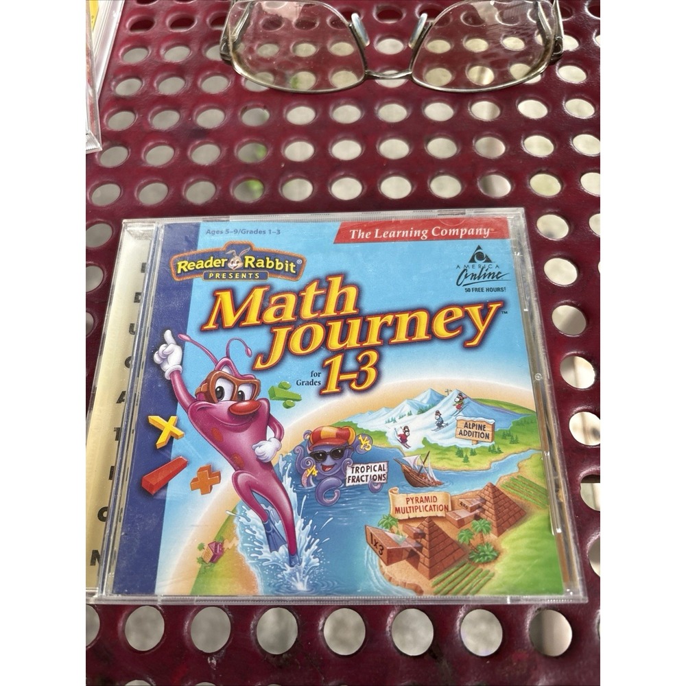 Reader Rabbit Math Journey Grades 1-3 PC The Learning Company CD-ROM Educational